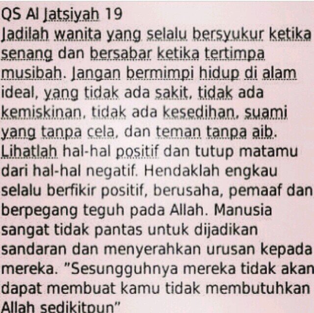 Wanita dinikahi karena empat alasan. Hartanya, keturunannya, kecantikannya,atau agamanya. Pilihlah karena agamanya, niscaya selamatlah engkau.” (HR:Muslim)