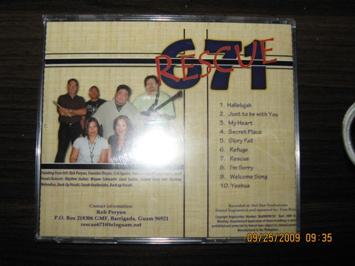 Guam's only Christian Rock Band consisting of Rob Peryon, Wayne Schwartz, Wil and Darlene Melendrez, Sarah Ovalleslake, and Ray Haruzi