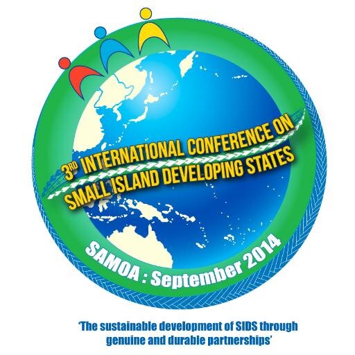 The Third International Conference on Small Island Developing States will be held from 1 to 4 September 2014 in Apia, Samoa.