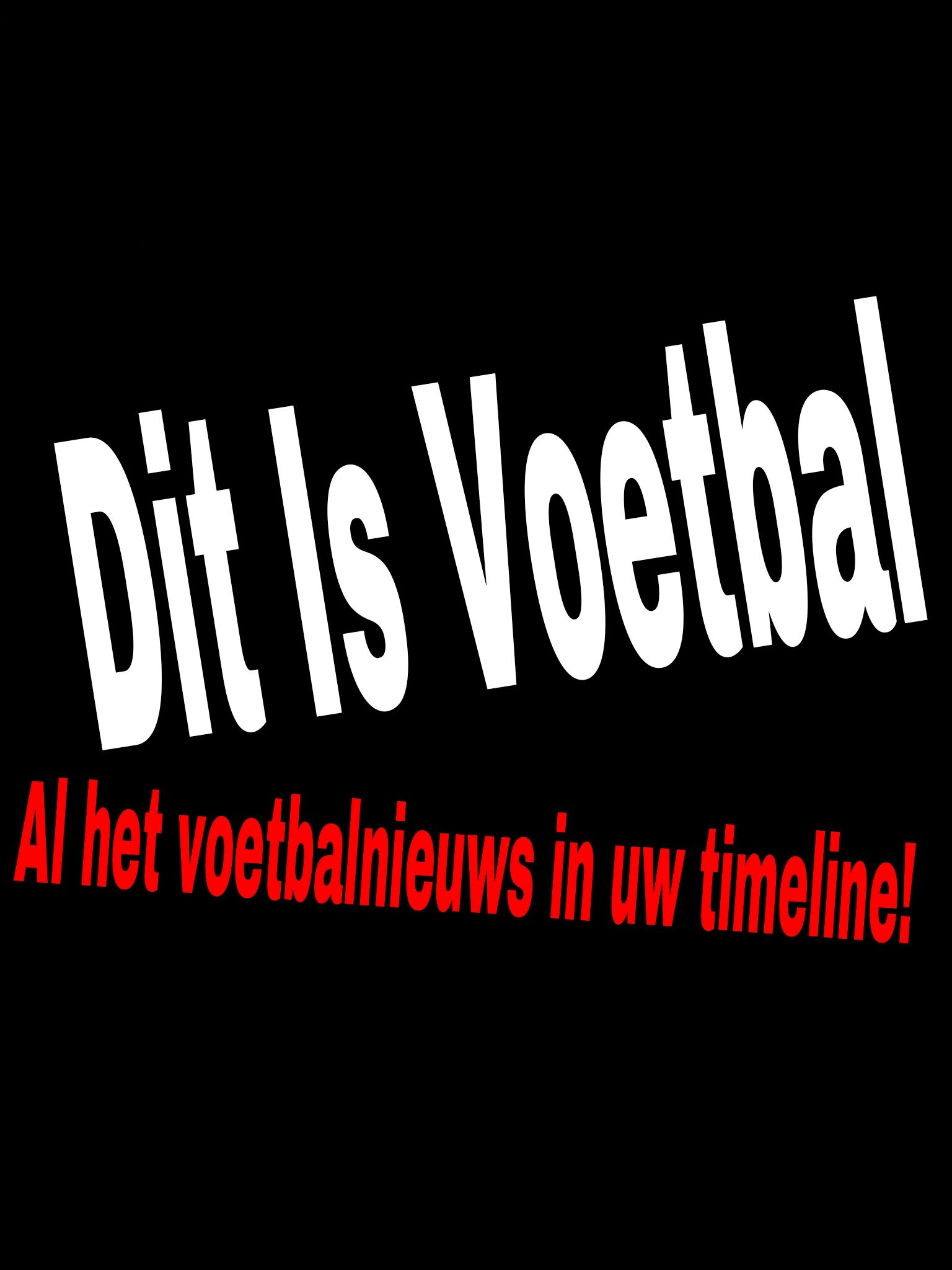 Volg ons voor al het voetbalnieuws!