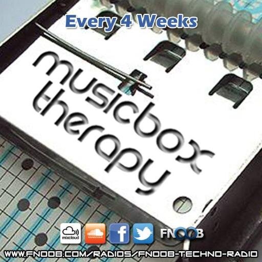 Welcome to Musicbox Therapy Radio Show & Record Label. Our therapy sessions air every 2 weeks on Fnoob Techno Radio playing upfront underground techno tracks.