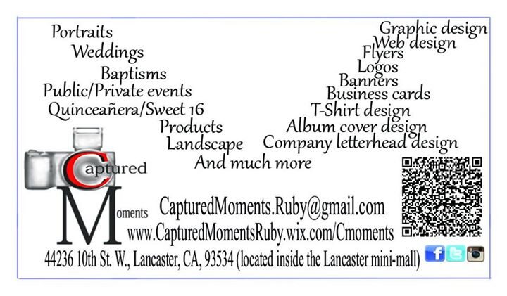 Quality is not expensive. Contact 661.369.4464 for your next photo shoot!