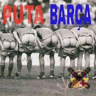 ketika kota yang indah bernama BARCELONA harus dikotori dengan sepak bola yang kotor dan penuh drama !!! Fuck FCBarcelona ! FCBarcelona BANGSAT !