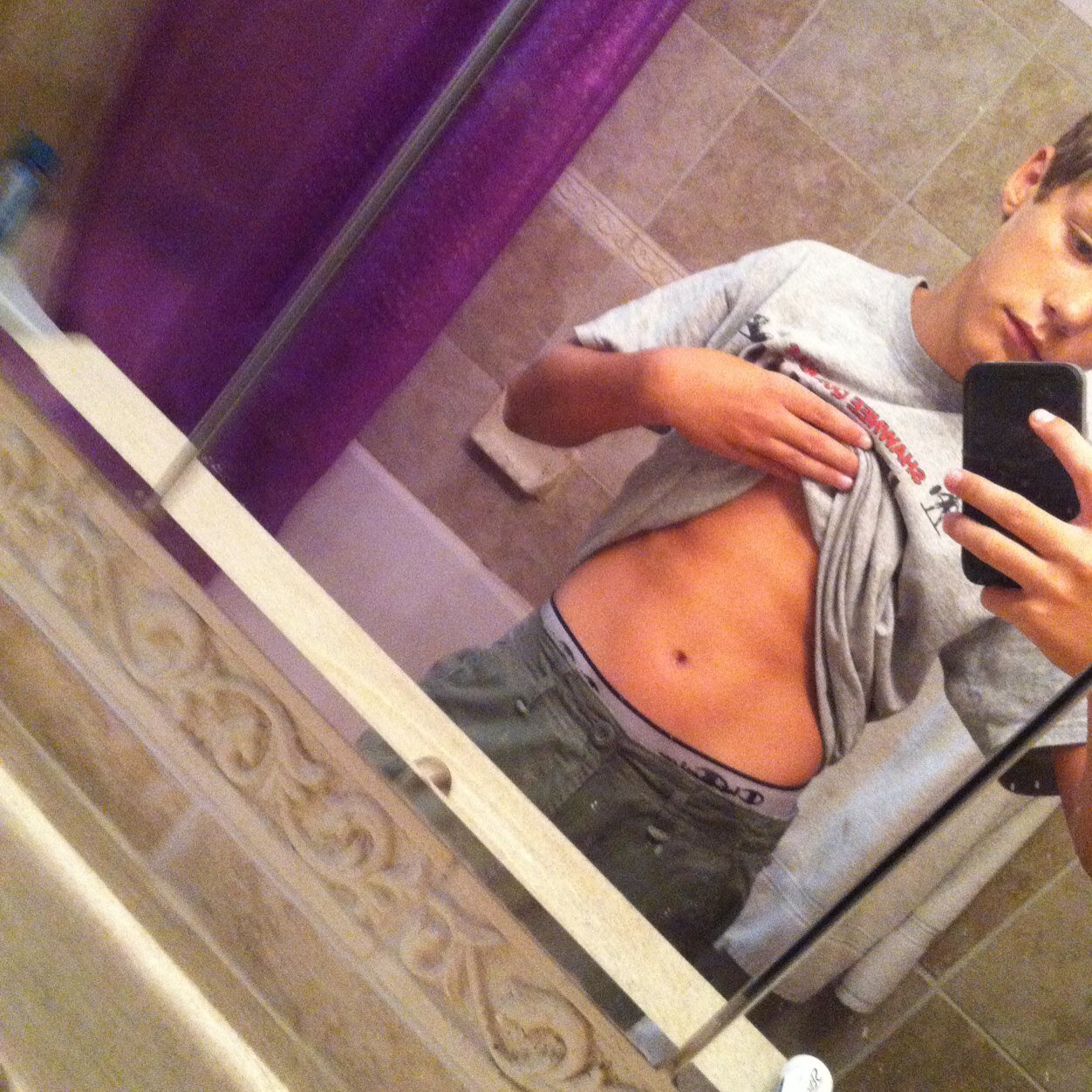 Don't tell me to put down my shirt, that takes hard work to get abb's.Gotta love BNS