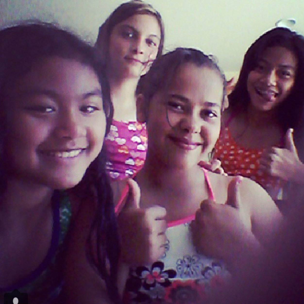 Just three girls with weird personalities and will always stick by each other through thick and thin.And remember we are Just Being Us!~Anna Cynthia Dominique