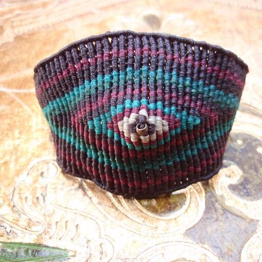 Handmade macrame jewelry
