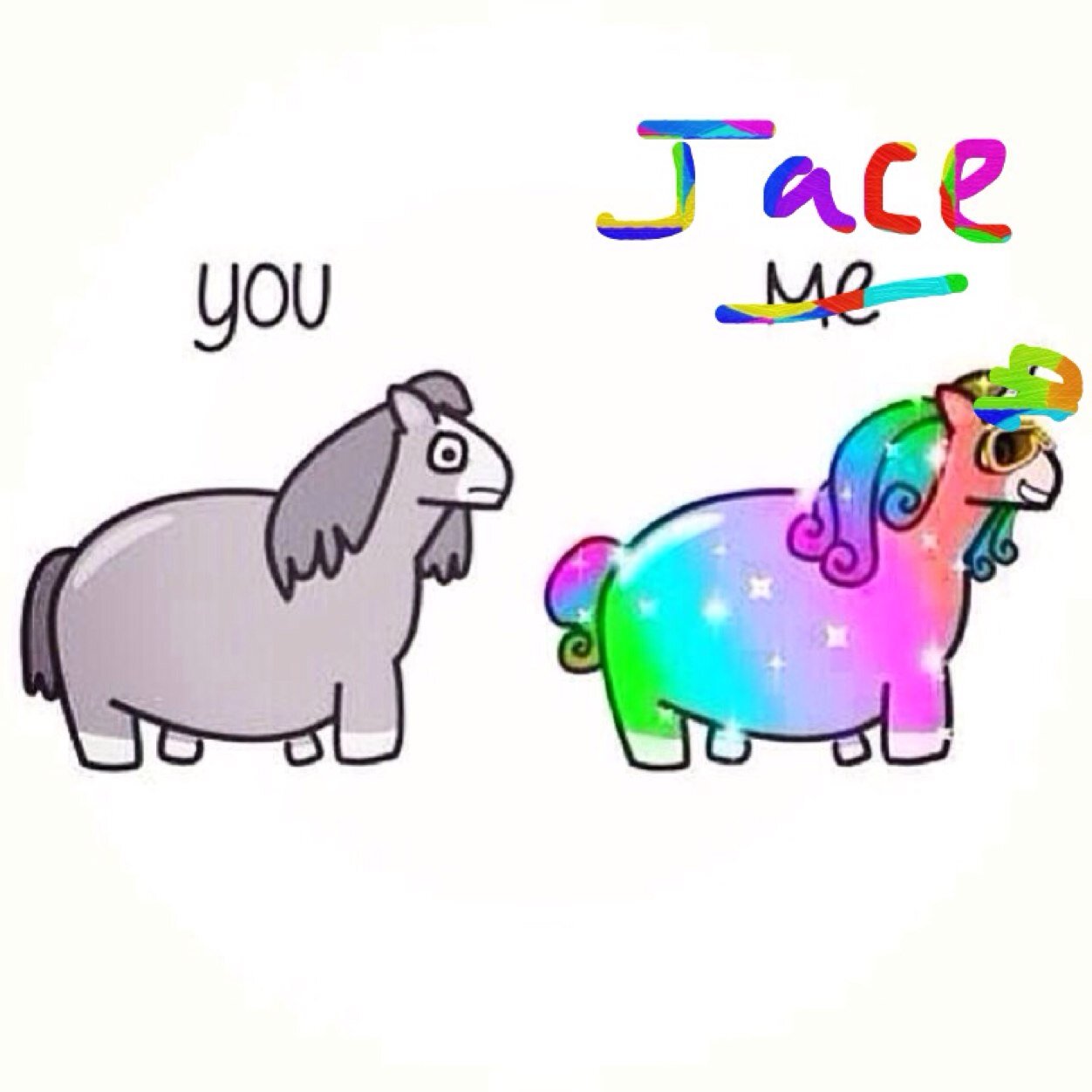 I am jace the unicorn for @bioniclarry