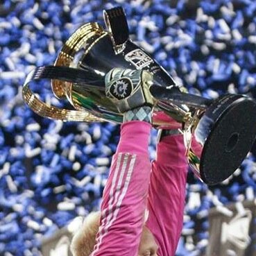 We hoist the 2013 MLS CUP, 2012 USOC