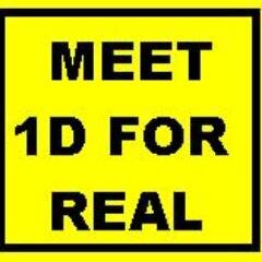 Real CHANCES TO Meet One direction 1D for real FOLLOW @Meet1DforReal , RETWEET TO YOUR FRIENDS and Best of Luck.