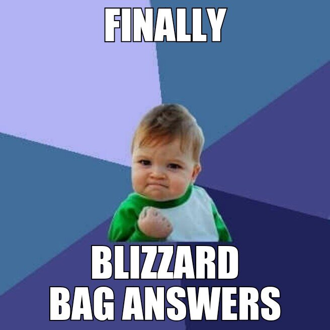 DM your schools Blizzard Bag Answers