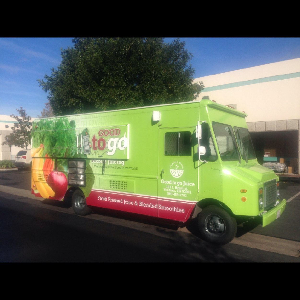 Good to Go is a mobile juicing truck in Ventura, CA specializing in fresh pressed juices and smoothies. We use locally sourced, organic fruits and vegetables.