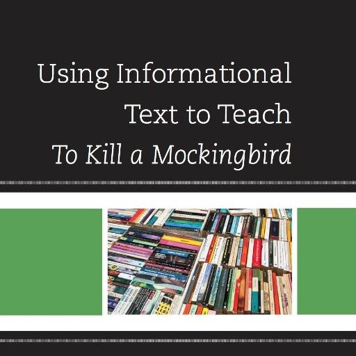 UsingInfoText's profile picture. The Using Informational Text series (Rowman), by Audrey Fisch and Susan Chenelle, provides classroom-ready resources for English teachers.