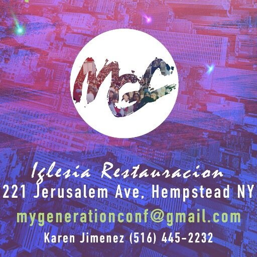 My Generation Conference. 
MGC exists to awaken this chosen generation. 
Coming to you on Long Island this Summer'14 
#mgconf