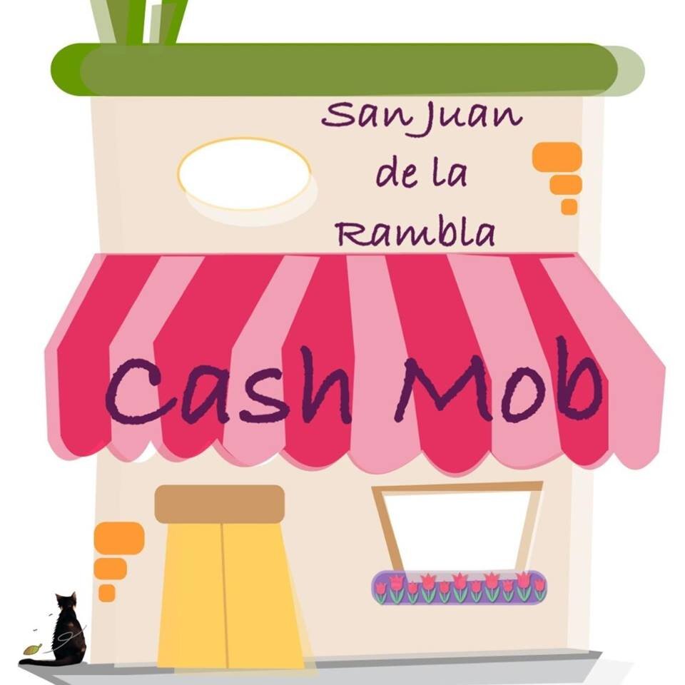 CashMobSJR's profile picture. Ocho Cash Mob organizados en San Juan de la Rambla para apoyar al pequeño comercio. Gracias a todos!! Este perfil lo gestiona @patherdelgado