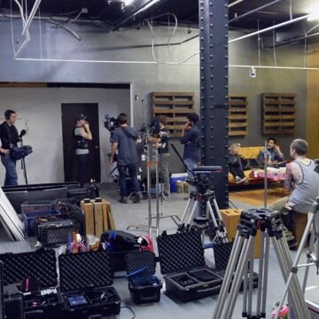 Studio Bluenoir is a motion picture production company and 20,000ft2 production studio, film set and rooftop in the Theater District of Downtown Los Angeles.