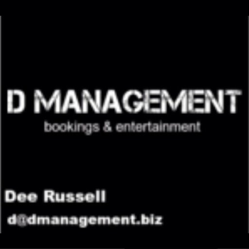 Artist Booking Agent for D Management.  Artists, Djs, Talent, etc. On Linkedin: Dee Russell : Email for bookings at d@dmanagement.biz