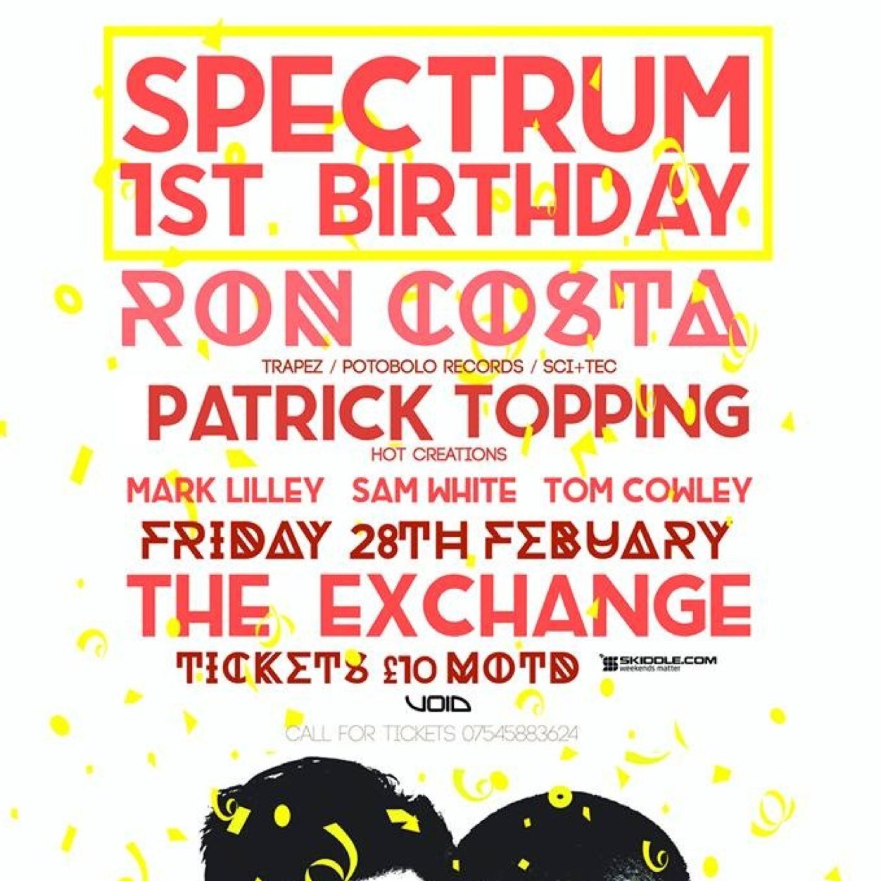 28th Feb 2014 event with @Patrick_Topping  @djroncosta  @exchangestoke +residents Tom Cowley, Mark Lilley, Sam White. 
House music all colours