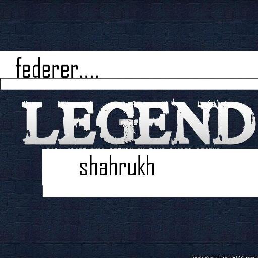 follow us.... if u r a fan of federer or shahrukh..................... federer greatest sportsman ........shah rukh ......greatest actor