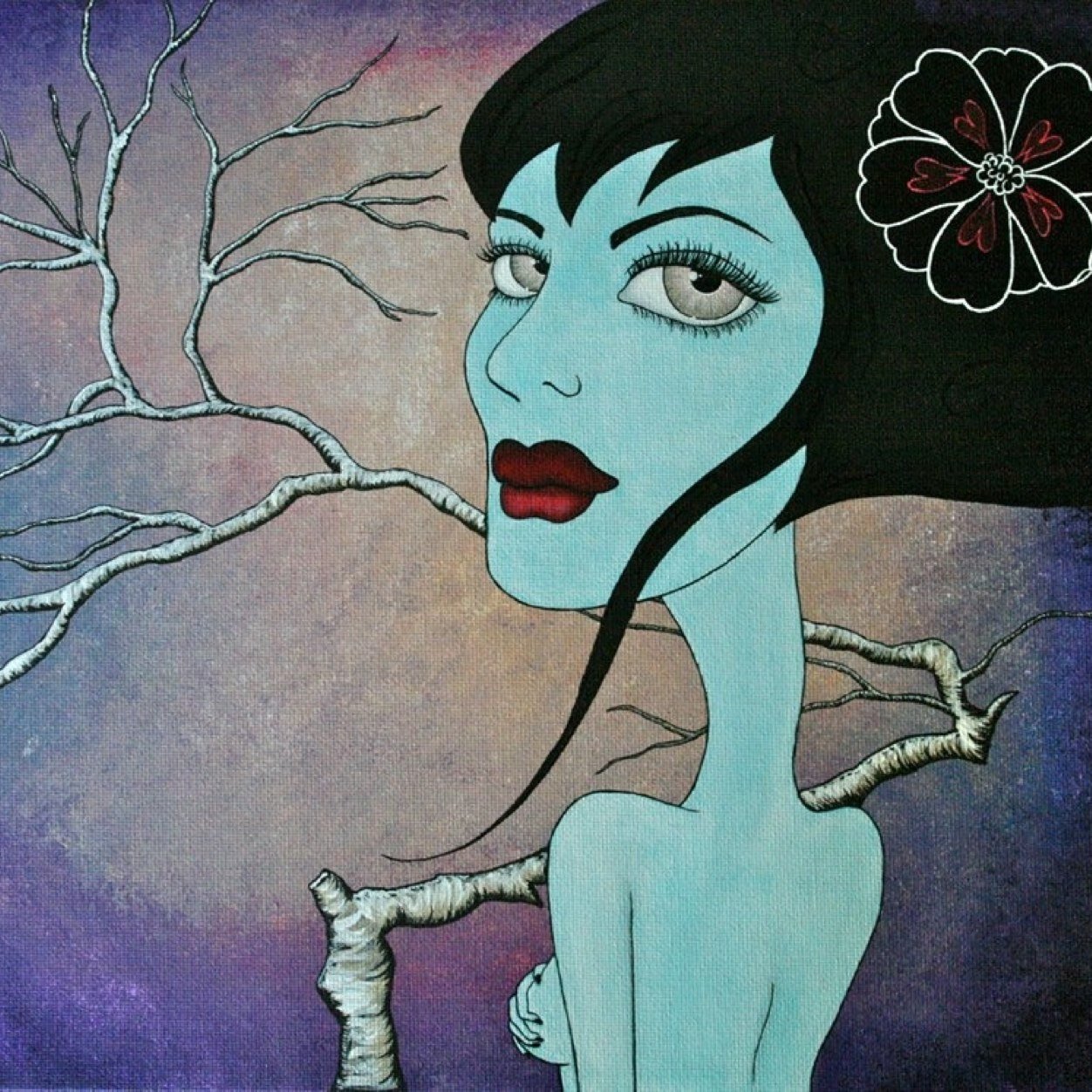 ashecca's profile picture. Intuitive art // painting is my therapy