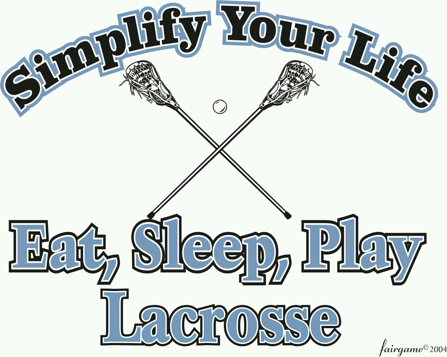 Just one lacrosse player to you all, follow!