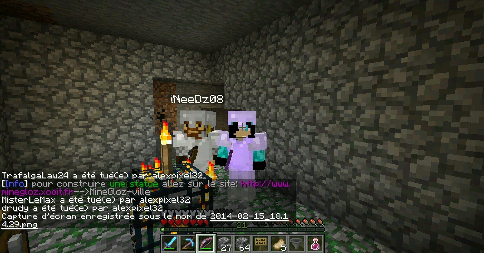 minecrafteur ,youtuber, bg et pour finir pgm puis suiver moi merci
