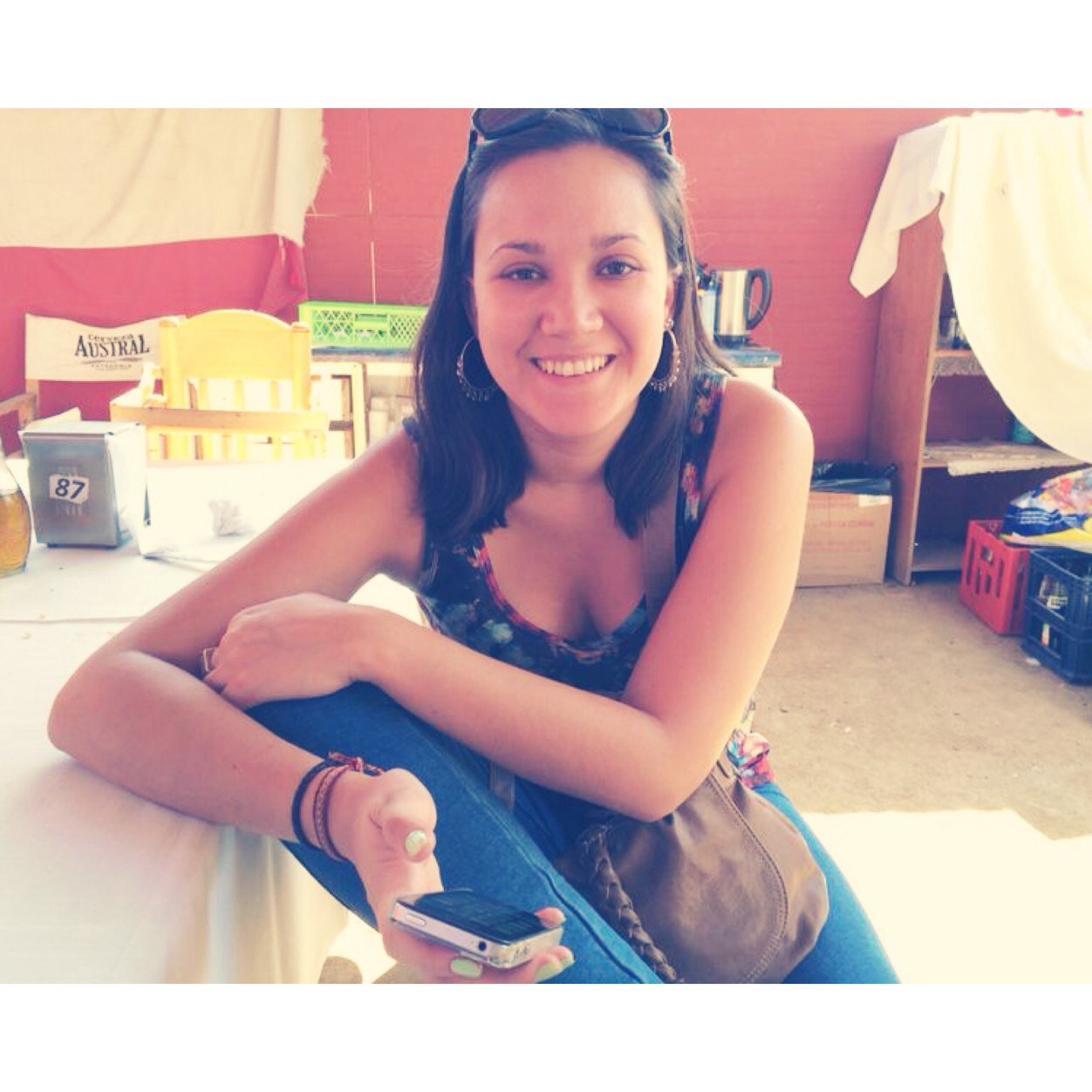 Estudiante y feliz