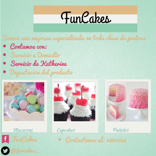 Somos una empresa que elabora cualquier clase de pasteles y cubre eventos