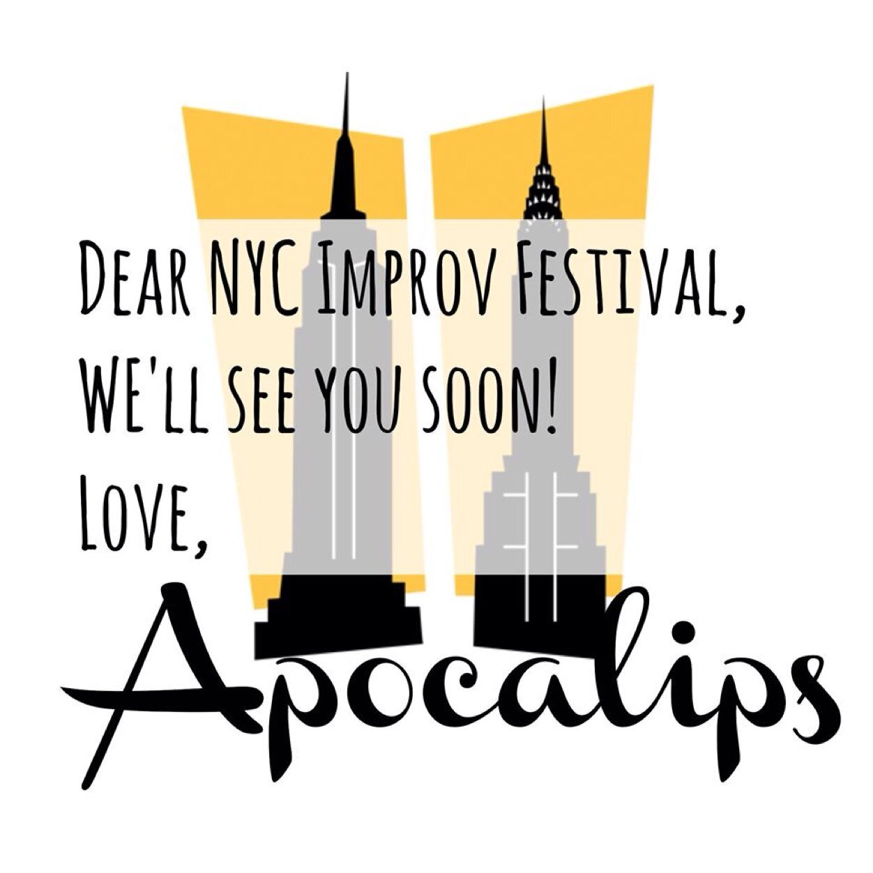 Apocalips is a long-form improv group that hails from the fine city of Philadelphia.