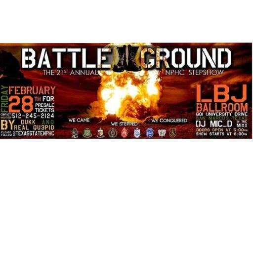 TexasStateNPHC's profile picture. Battle Ground Step Show February 28,2014 
Pre-Sales COMING SOON