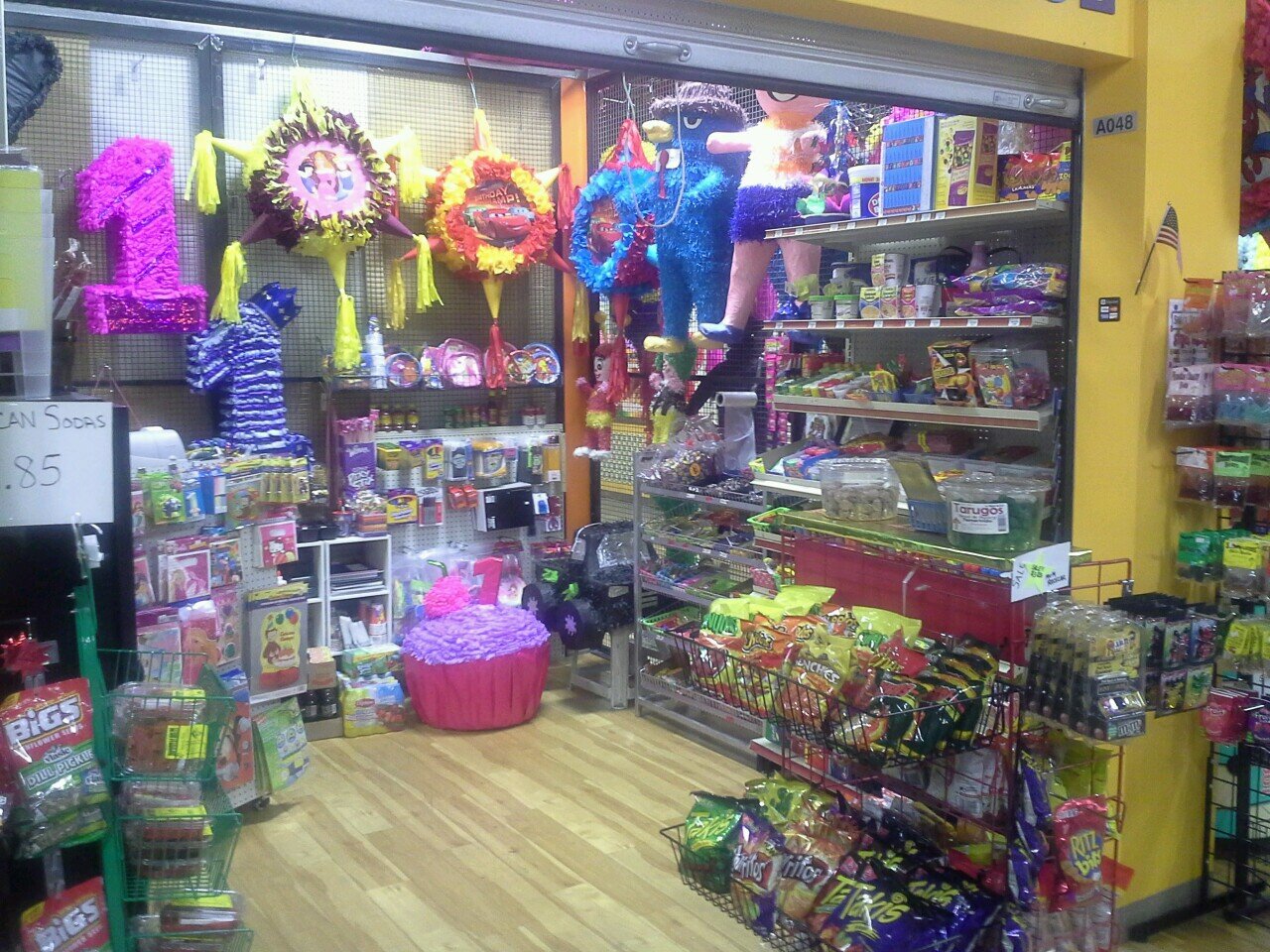 Snack Store selling chips, sodas, candy, mexican candies, gift bags, custom pinatas and more!