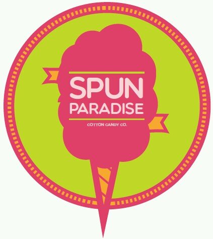 spinning organic cotton candy in Hawaiian inspired flavors - pineapple, mango, lychee, watermelon, coconut, lilikoi, macadamia, sea salt caramel, banana