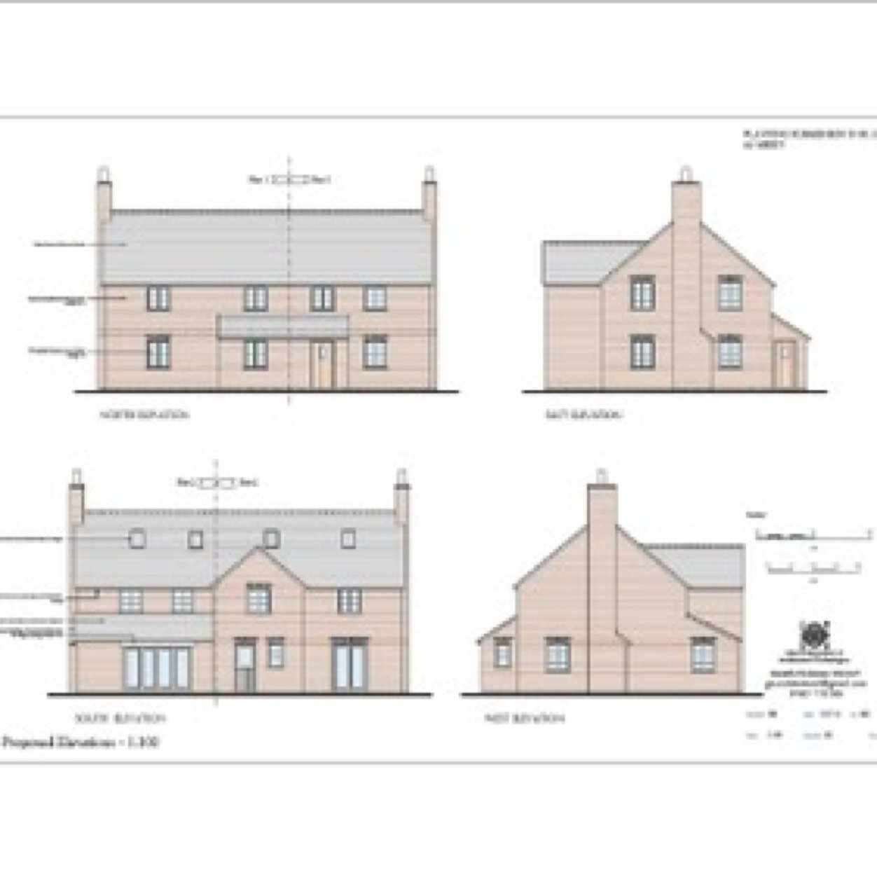 Large building plot, superb location. Full PP granted in 2013 for 2no. semi-detached properties. Plot 1 (4bed) Plot 2 (3bed).