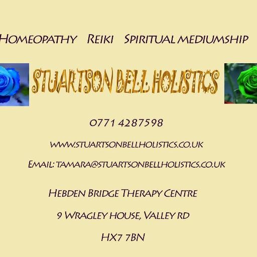 Tamara Stuartson Bell - Homeopath, Reiki Healer & Spiritual Medium based in Hebden Bridge West Yorks UK - http://t.co/XtMjhALLTI