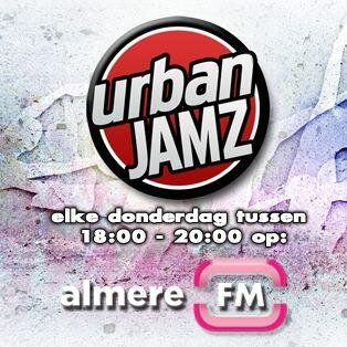 Luister elke donderdag tussen 18:00 en 20:00 uur naar Urban Jamz op AlmereFM.