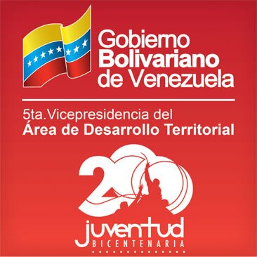 Cuenta Oficial de la Quinta Vicepresidencia para el Área de Desarrollo Territorial de la República Bolivariana de Venezuela