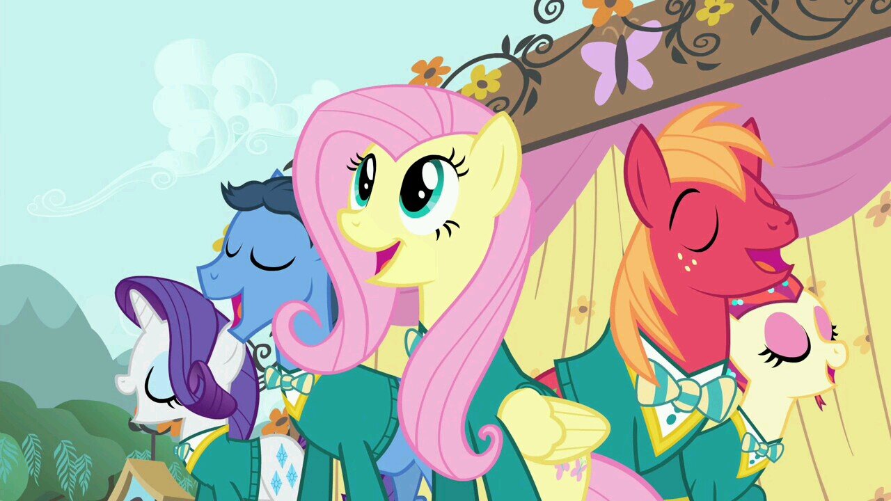 Um, hello. M-My name is Fluttershy.