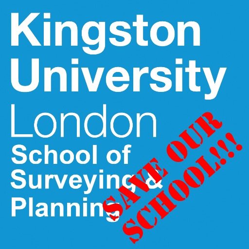 The voice of Kingston School of Surveying and Planning Students. Currently proposals to close the school are being considered, help us prevent this!!