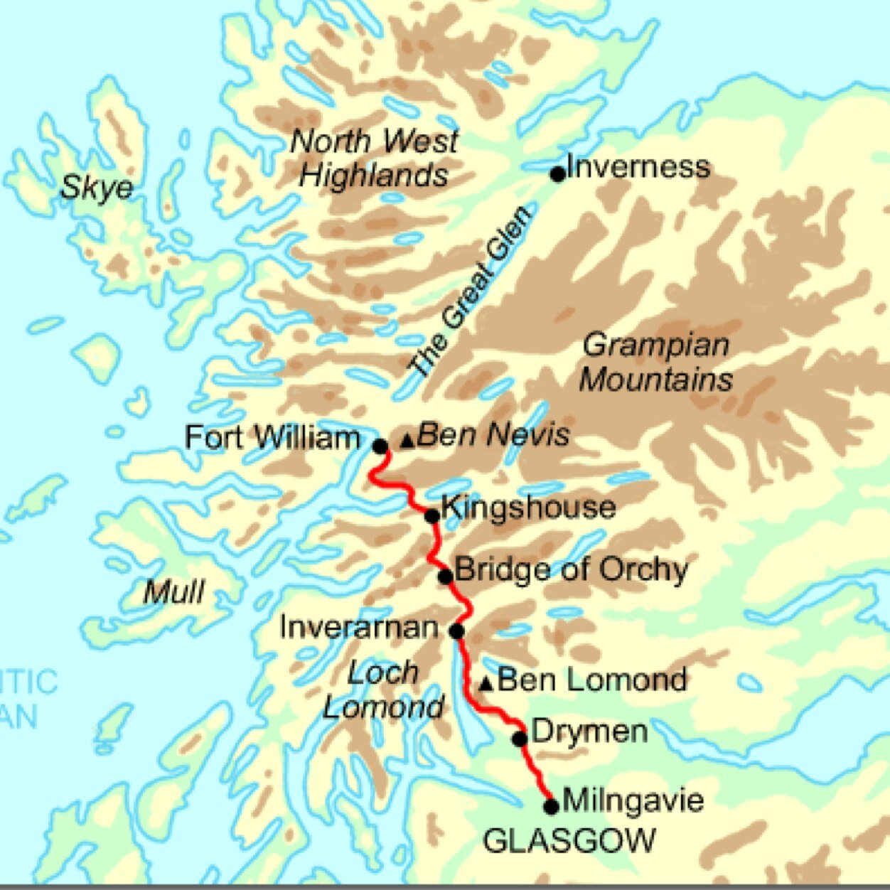 Fáilte - Welcome : I have now walked the West Highland Way 23 times. Number 24 will be in April / May 18 with Thommo.