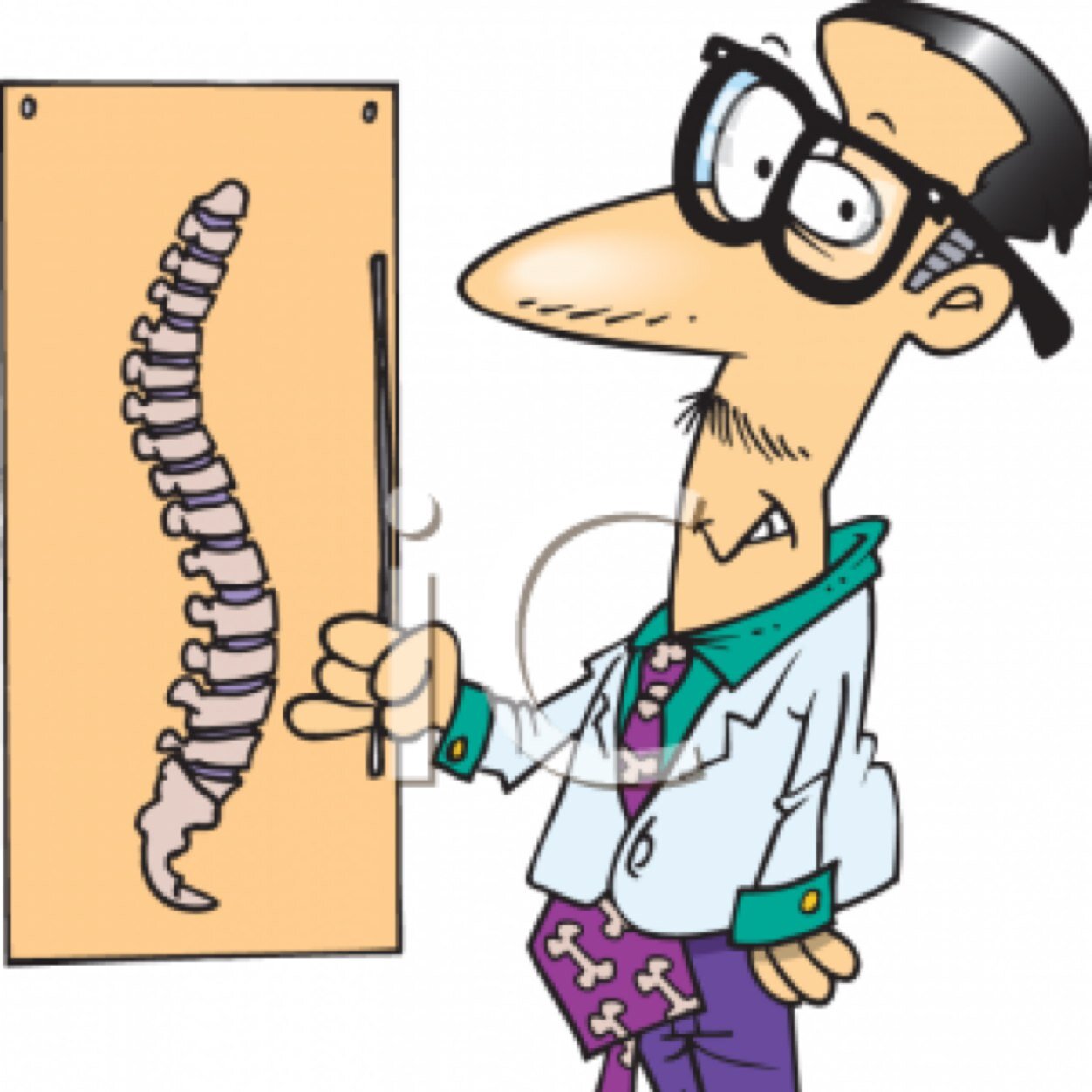 I am the chiropractor of Jorden Kaplan. I deal with his unique back.
