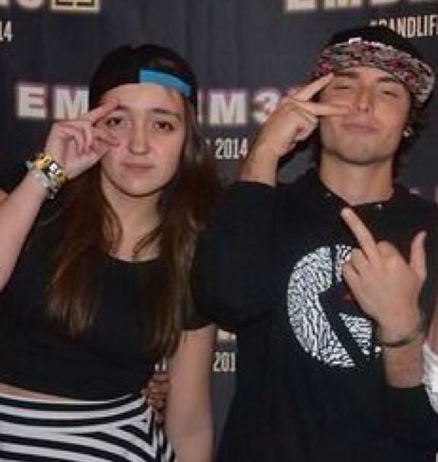 heres a peace sign going out to all my haters 1/3