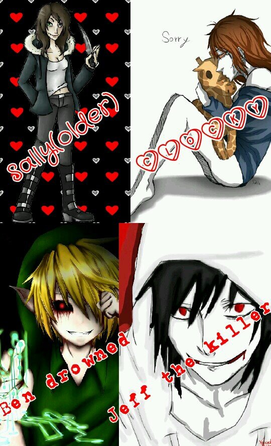 jeff:just fucking go to sleep! #single #19 sally:#17 #single clocky:#single Ben:single