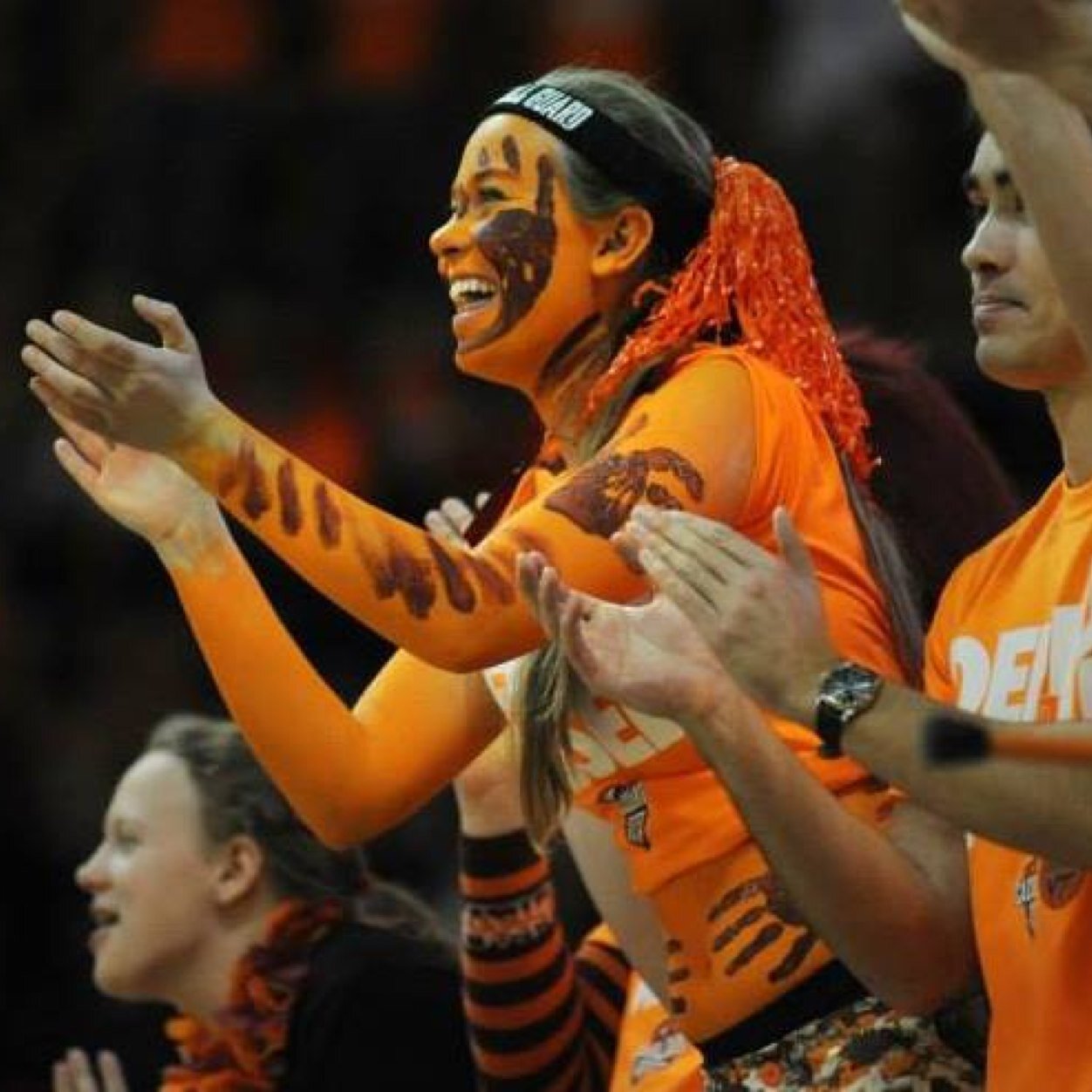 Virginia Tech Hokie, Squad Grandma, sweater and mug collector, townie, loves school spirit and making cupcakes