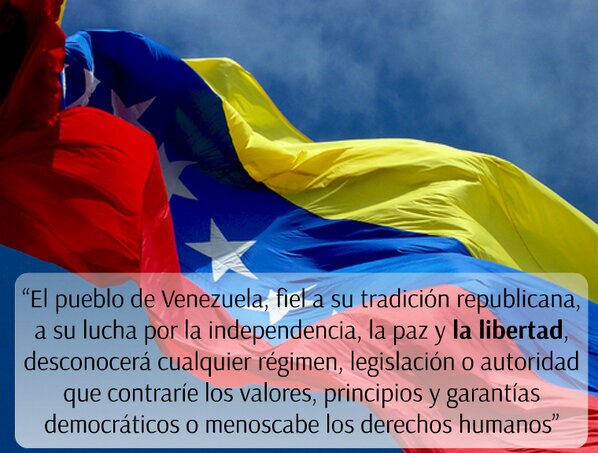 Orgulloso de ser Venezolano, y mas aun de ser Zuliano, quiero mucho a mi país, quiero una Venezuela segura y estable para el futuro de nuestros hijos