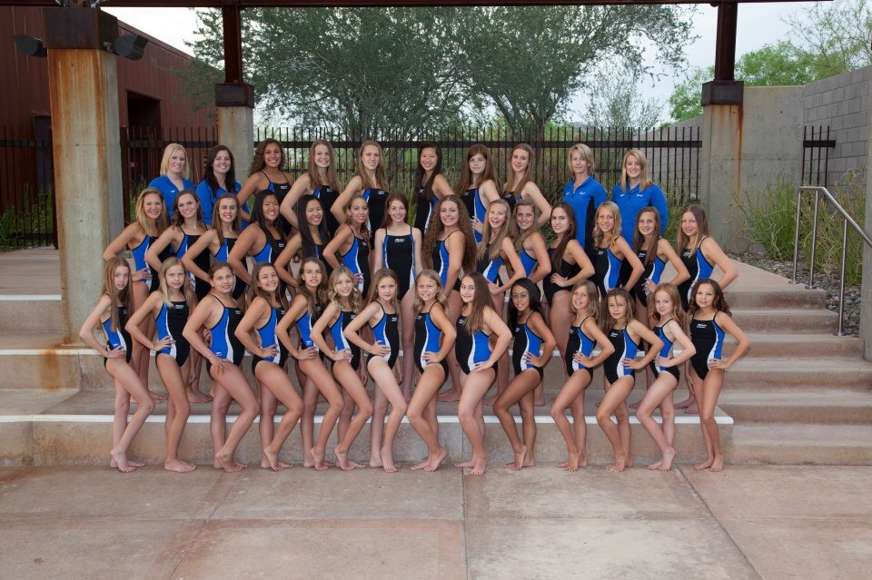 Novice through Elite level synchronized swim club at McDowell Mountain Ranch Aquatic Center in beautiful Scottsdale, Arizona.