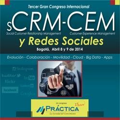 sCRMColombia's profile picture. Destacados líderes del pensamiento “2.0” te enseñarán, de manera práctica, cómo desarrollar e implementar una estrategia exitosa de CRM / CEM y Redes Sociales