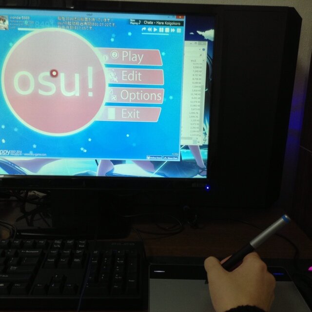 そろそろ大学に進学する者です。 SAやってる人絡んでくれるとうれしいですそんなに強くはないですが・・osu!もやり始めました！ AAA/Aqua/jubeat/SA/CSO/サッカー/WCCF/osu!/KRITIKA/マリカ8