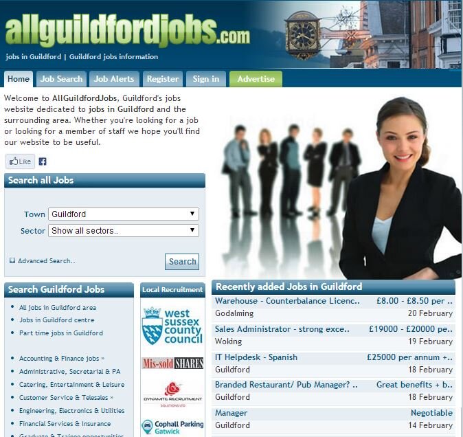 AllGuildfordJobs, is an easy to use jobs website dedicated to jobs in Guildford. Search for a job or recruit staff through our website.