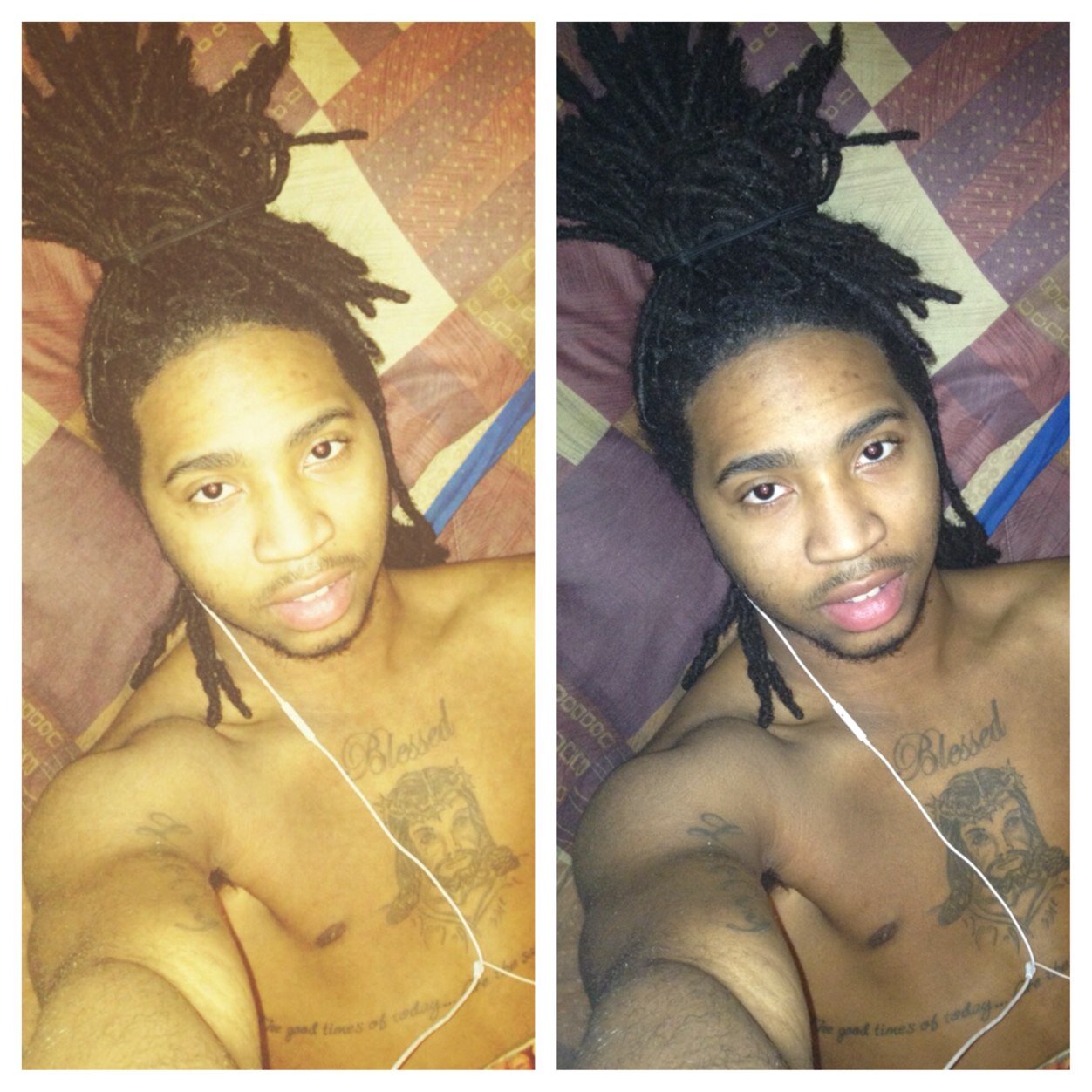 19 TEEKAY #DREADS #TATTS #iphone4s ✊ BACKUP nd shii