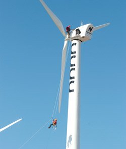 Cloud County Community College's Wind Energy Program was established in 2006 to address the growing demand for qualified technicians in the Wind Industry.