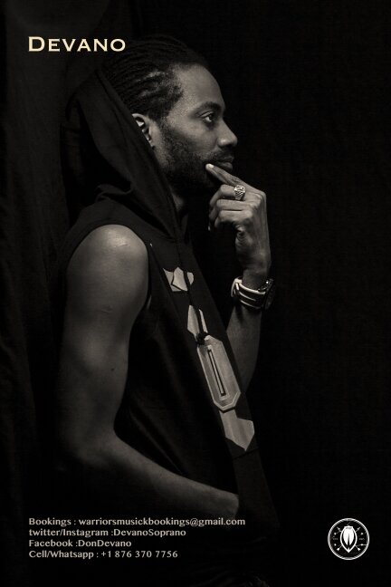Born : Devon Levy
Artist Name : Devano
Label : Warriors Musick Prod.
Popular Songs : In this Jungle,Trod On, No Fear Dem ft Hollow Point
Mixtape: Chemistry